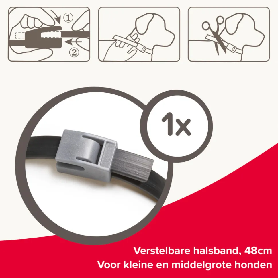 Beaphar Canishield Anti Vlooien en Tekenband Hond S - M 48 cm