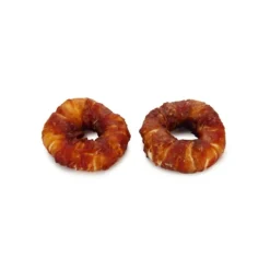 Beeztees Culinair Kauwring / Donut met Eend 2 stuks - 7,5 cm