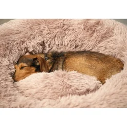 Beeztees Hondenmand Yali Pluche Beige 70 cm