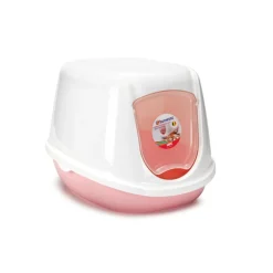 Beeztees Kattenbak Kitten Duchesse Roze - Wit 44 x 35 x 32 cm