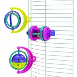 Beeztees Parkietenspeeltje met Clip 10 x 8 cm