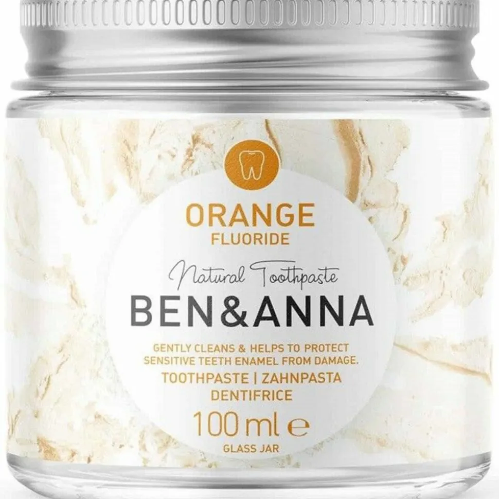 Ben & Anna Tandpasta met Fluoride Orange 100 gr