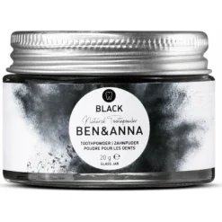 Ben & Anna Tandpoeder Zwart 20 gr