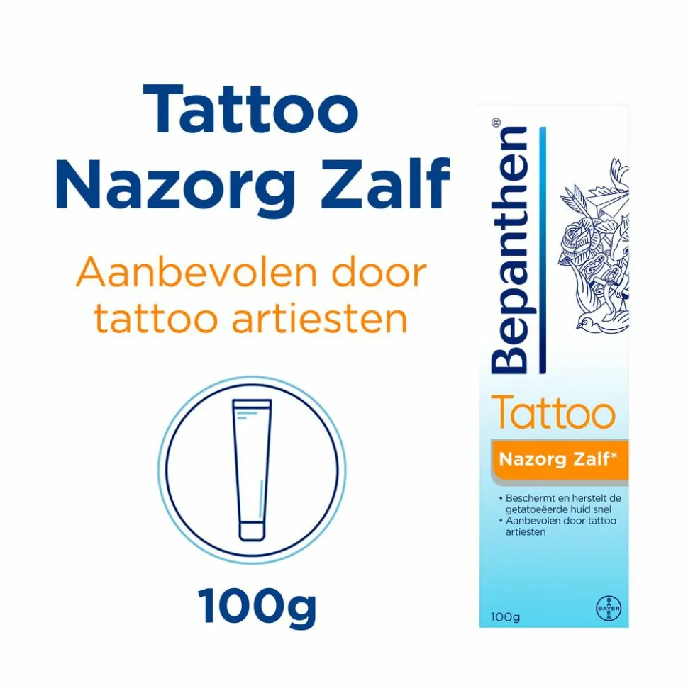 Bepanthen Tattoo Nazorg Zalf 100 gr