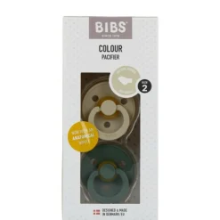 Bibs Fopspeen Anatomisch Maat 2 6-18 mnd Vanilla Pine 2 stuks