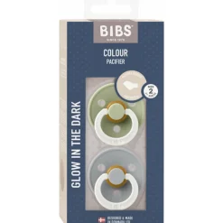 Bibs Fopspeen Anatomisch Maat 2 6-18 mnd Glow Sage Cloud 2 stuks