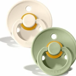 Bibs Fopspeen Maat 1 0-6 mnd Sage Ivory 2 stuks