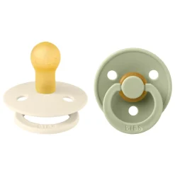 Bibs Fopspeen Maat 2 6-18 mnd Sage Ivory 2 stuks