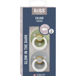 Bibs Fopspeen Maat 2 6-18 mnd Glow Sage Cloud 2 stuks