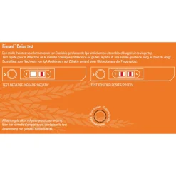 Biocard Coeliakie Gluten Overgevoeligheid Test
