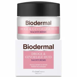 Biodermal Nachtcrème Gevoelige Huid 50 ml