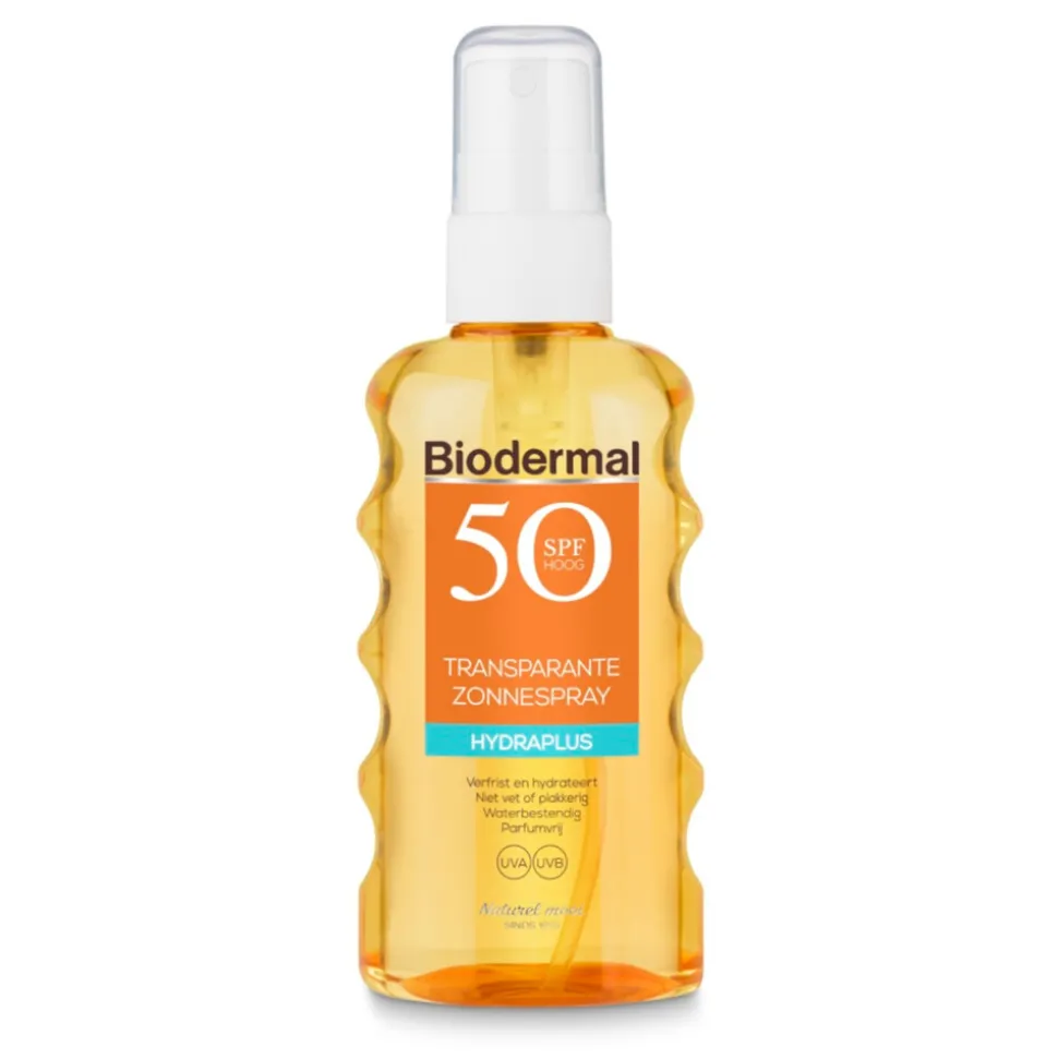 Biodermal Zonnespray Transparant SPF 50+ 175 ml