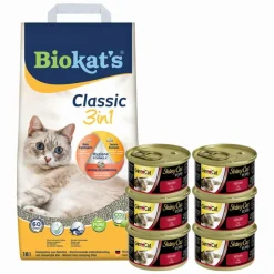 Biokat's Classic & GimCat ShinyCat in Jelly Kip Pakket