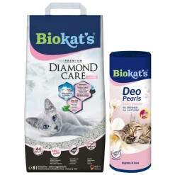 Biokat's Diamond Care Fresh & Deo Pearls Babypoeder Pakket