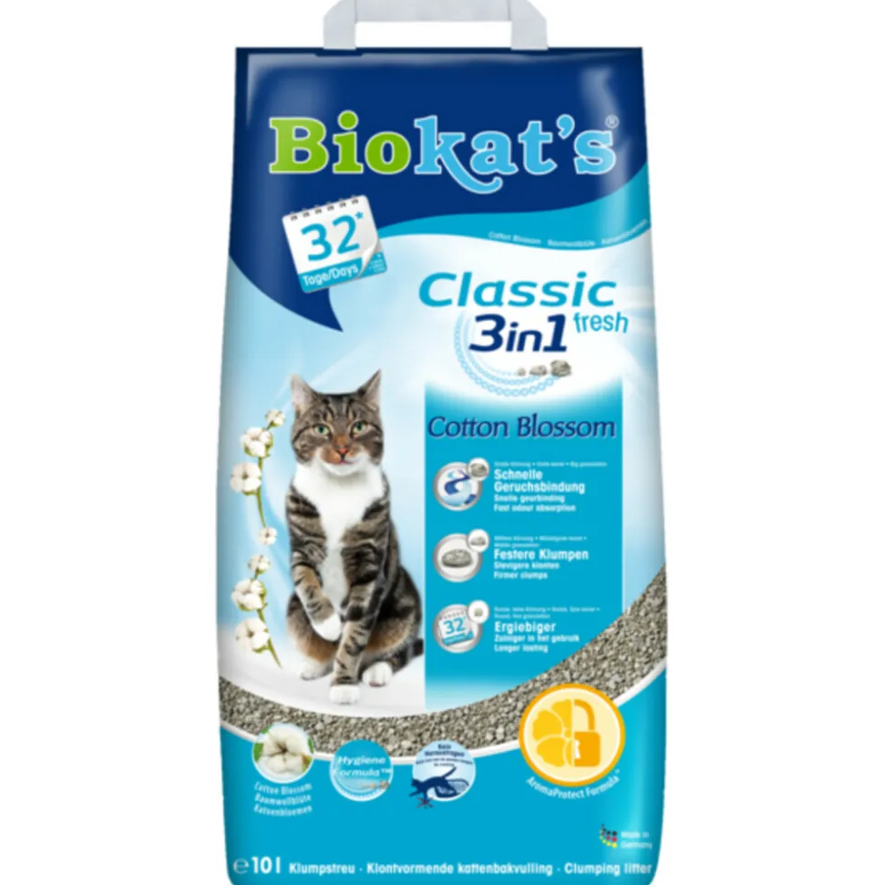 Biokat's Kattenbakvulling Classic Fresh Cotton Blossom 10 liter
