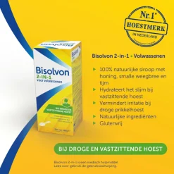Bisolvon Hoestsiroop 2-in-1 Volwassenen 133 ml