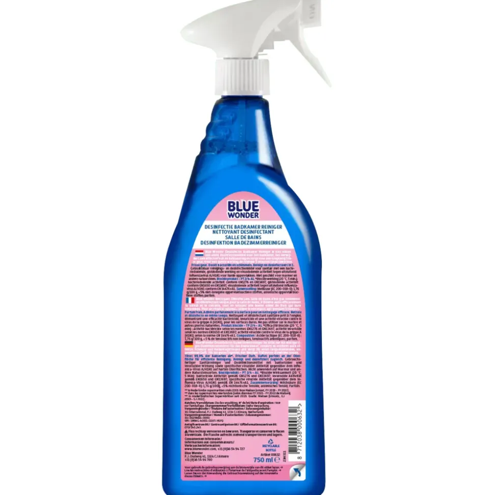 Blue Wonder Desinfectie Spray Bad & Wc 750 ml