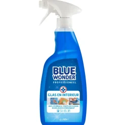 Blue Wonder Professionele Glas en Interieur Spray 1 liter