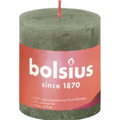 Bolsius Stompkaars Olive 8 cm