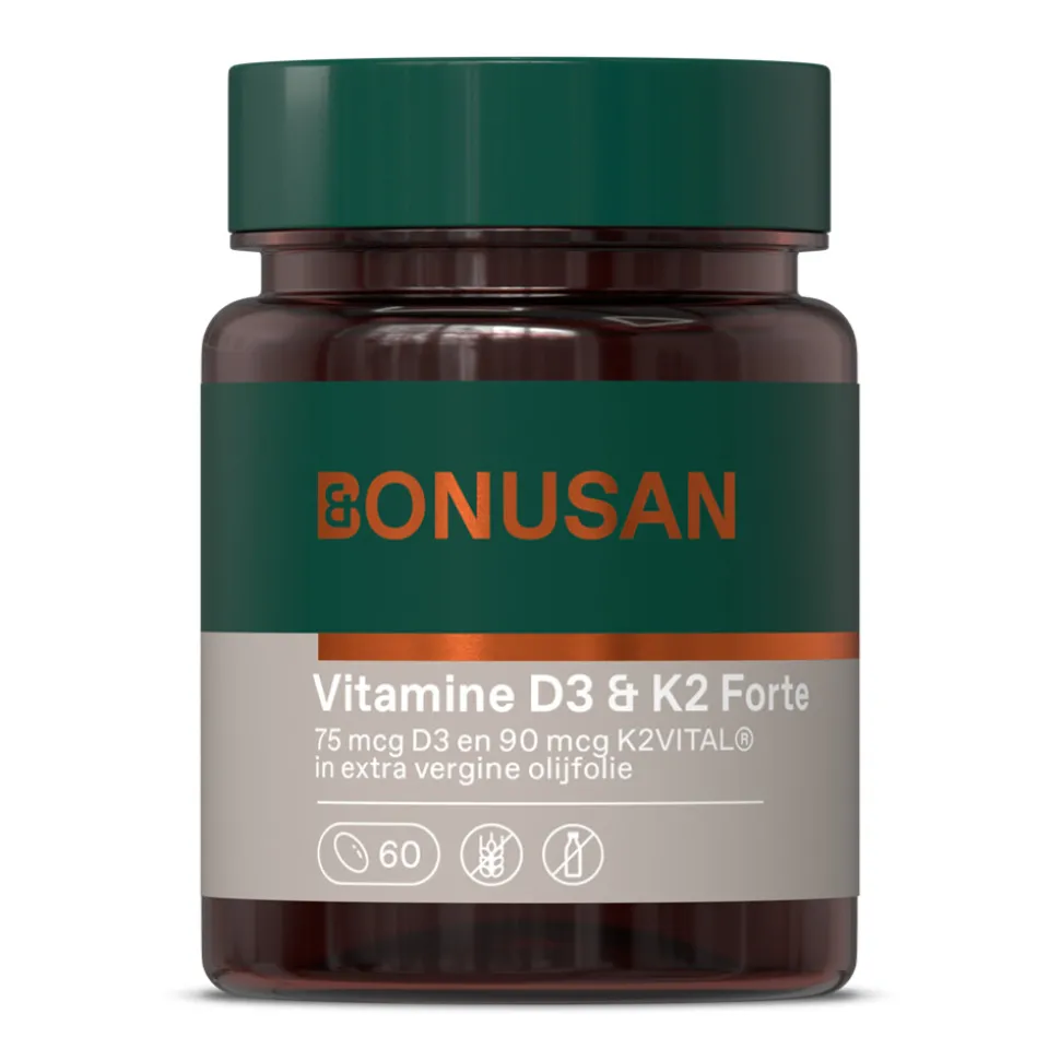 Bonusan Vitamine D3 & K2 60 softgels