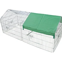 Boon Draadren Puntdak met Zonnedoek Verzinkt 180 x 75 x 75 cm