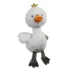 Boon Gans Pluche Wit met Kroon - Piep 38 cm