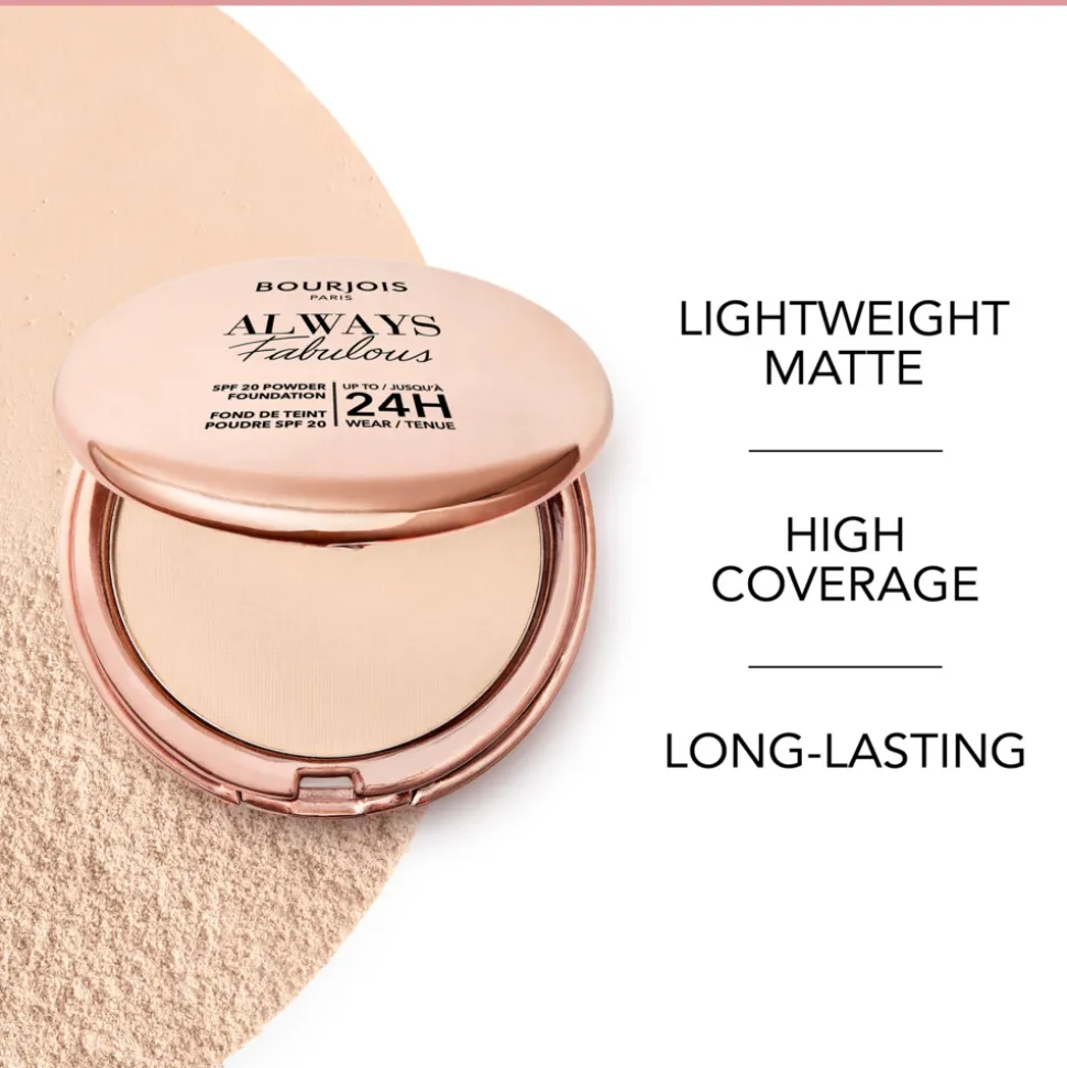 Bourjois Always Fabulous Compact Foundation Rose Ivory 100 10 gr