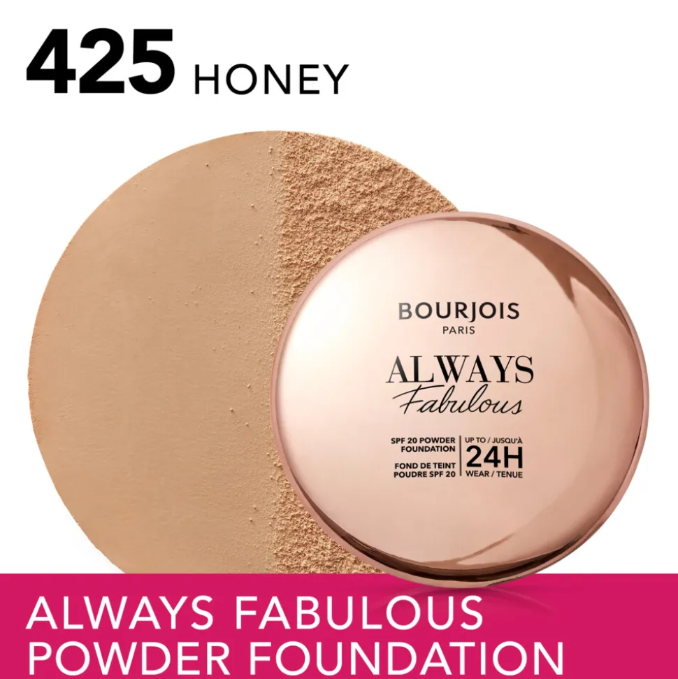 Bourjois Always Fabulous Compact Foundation Honey 425 7 gr