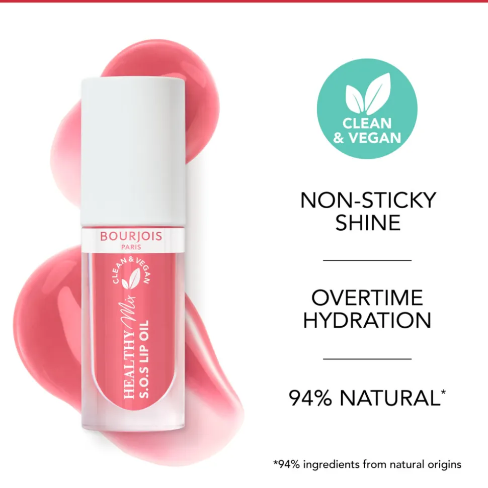 Bourjois Healthy Mix Clean S.O.S Lip Oil 04 Pink Passion 4,5 ml