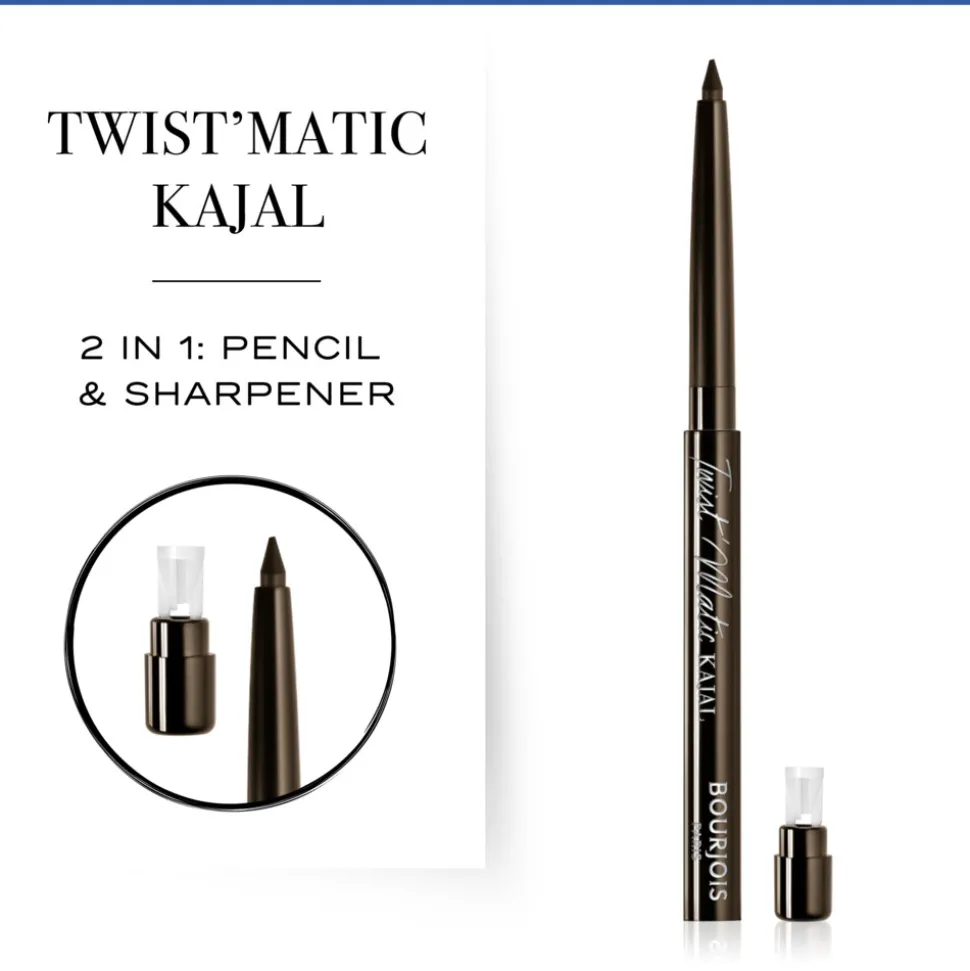 Bourjois Twist'matic Kajal Oogpotlood 02 Brown w'oud 0.2 gr