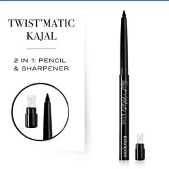 Bourjois Twist'matic Kajal Oogpotlood 01 Char'khol 0.2 gr
