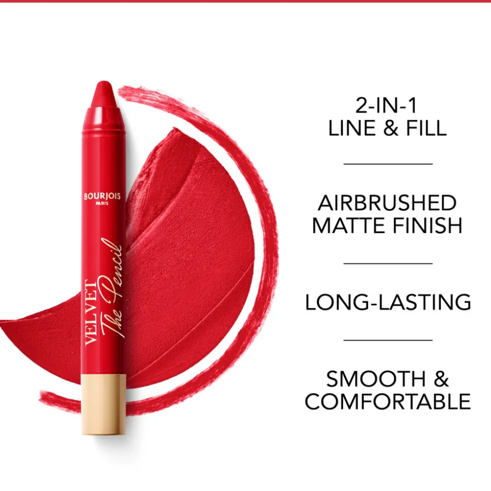 Bourjois Velvet The Pencil Lipstick Es-carmin 7 1.8 gr