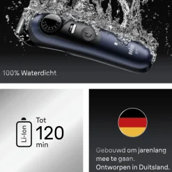 Braun Baardtrimmer Series 7 ProBlade BT7520 Blauw