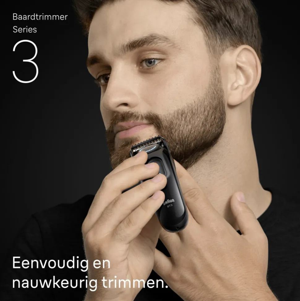 Braun Baardtrimmer Series 3 BT3500 Zwart