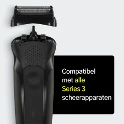 Braun Elektrisch Scheerapparaat Vervangingskop Series 3 21B Zwart