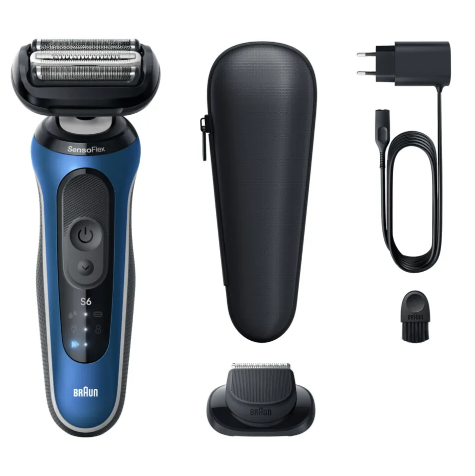 Braun Elektrisch Scheerapparaat Series 6 62-B1200S Blauw