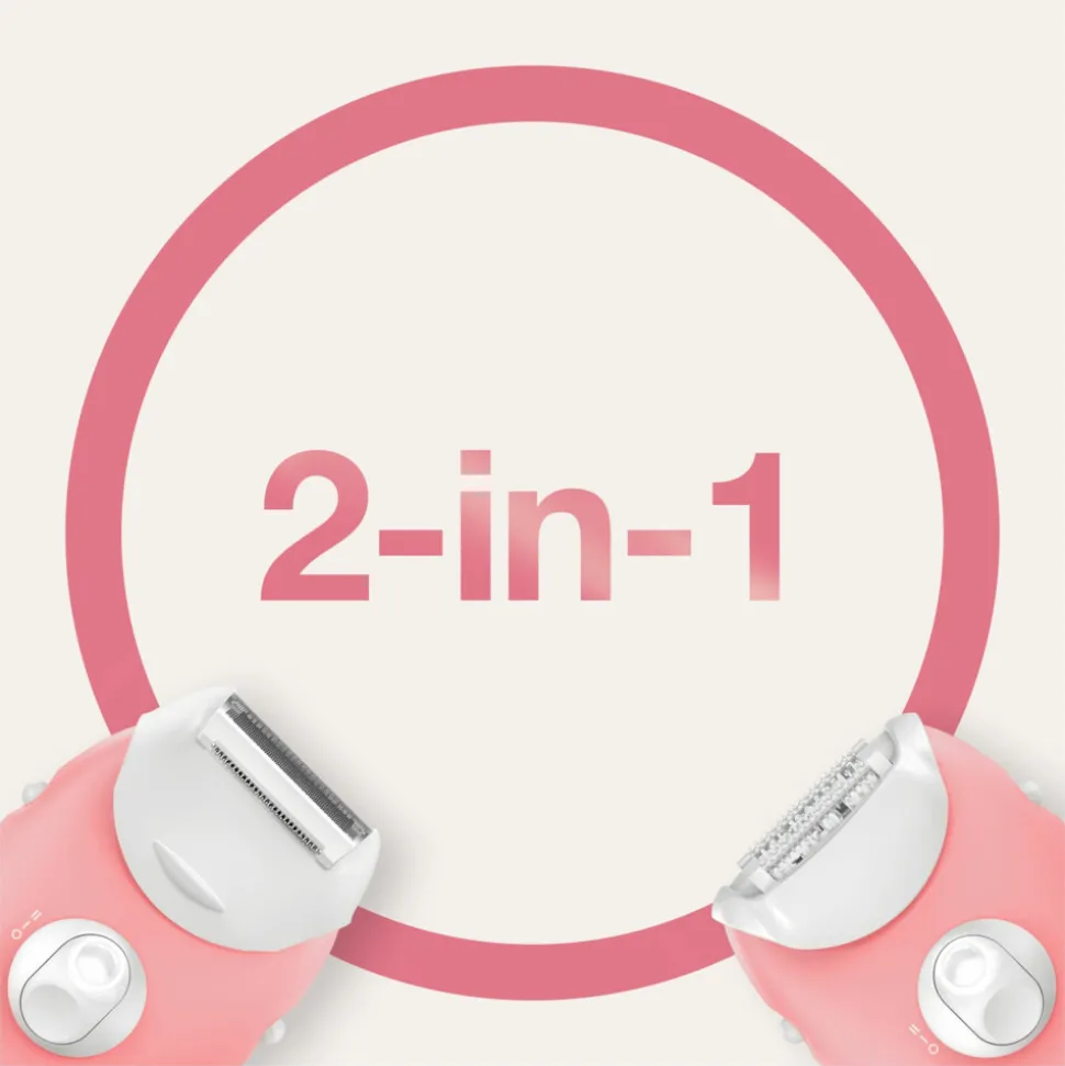 Braun Epilator Silk·épil 3 277 Wit/Rose