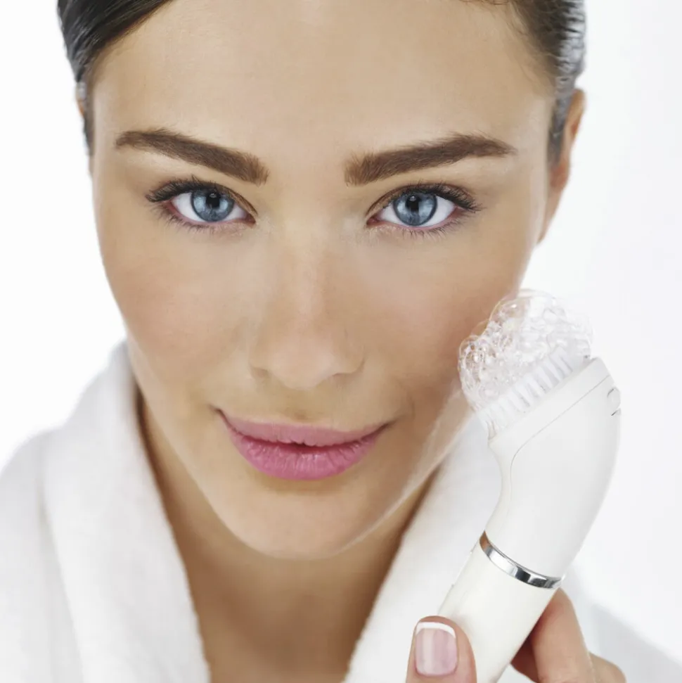 Braun Gezichtsepilator en Reinigingsborstel Face 810