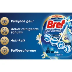 Bref Toiletblok Wellness Scents Vitality 2 stuks