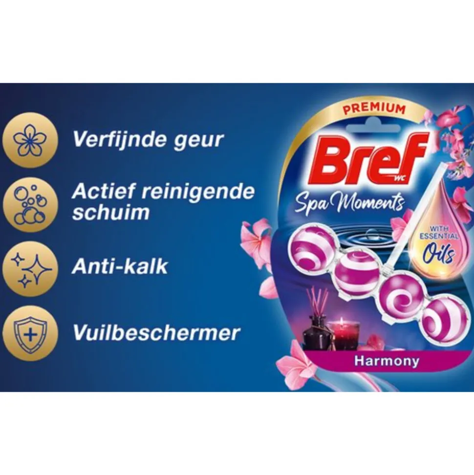 Bref Toiletblok Wellness Scents Harmony 2 stuks