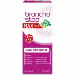 Bronchostop Max 8-in-1 Hoestdrank 120 ml