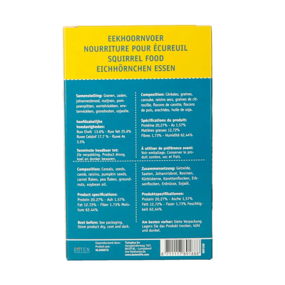 Bûten Food Eekhoornvoer in Doosje 400 gr