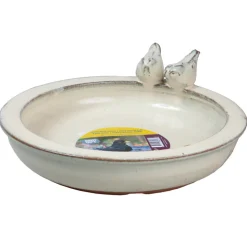 Bûten Vogelbad Rond Wit