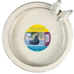 Bûten Vogelbad Rond Wit