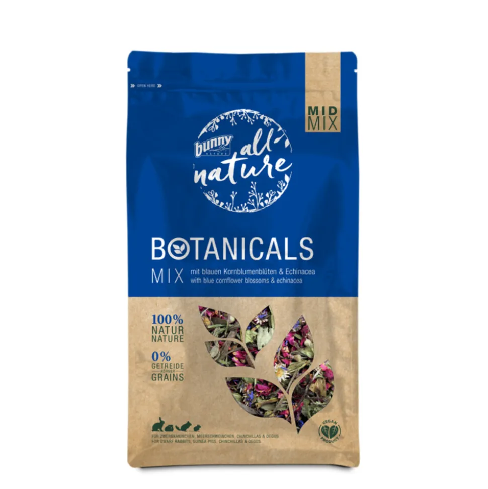 Bunny Nature Botanicals Mid Blue Cornflower Blossoms & Echinacea 120 gr