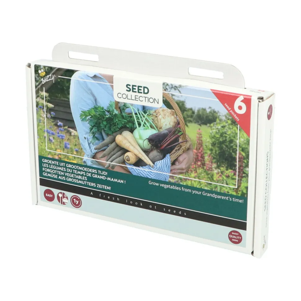 Buzzy Collection Kweekset 6 Groente Uit Grootmoeders Tijd! 1 set