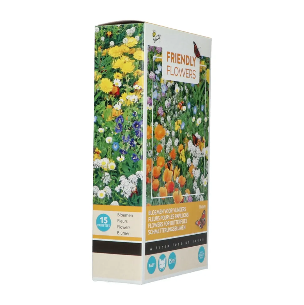 Buzzy Friendly Flowers Laag 15 m² Vlinders
