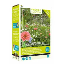 Buzzy Friendly Flowers XL Pasteltinten mengsel 50 m²