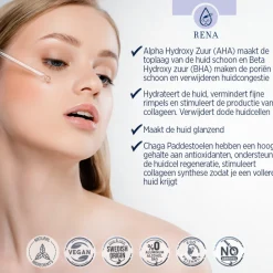 Celenes Aha 8% + Bha 2% + Lactic + Arctic Chaga-paddenstoel Serum 30 ml