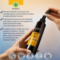 Celenes Herbal Tanning Oil Alle Huidtypes SPF 15 200 ml